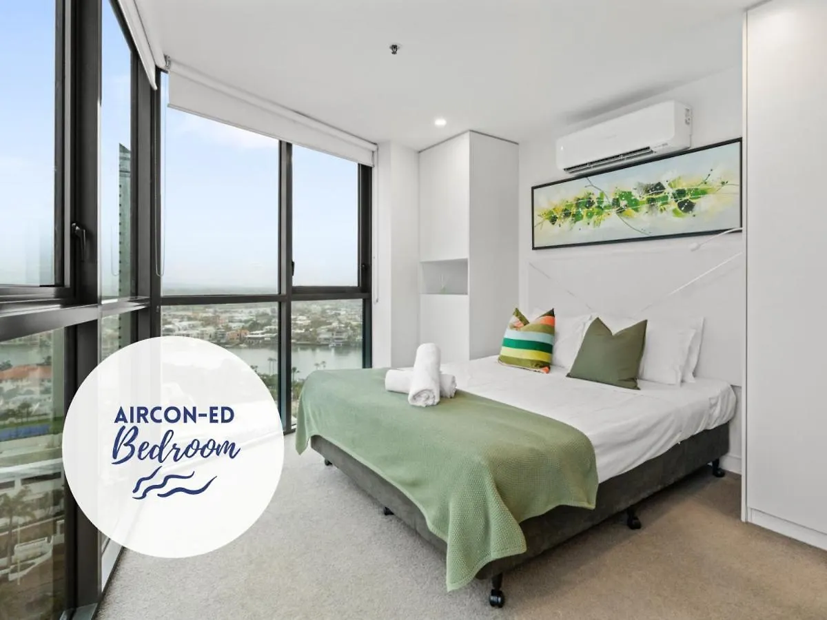 The Oceana - Beachfront 19F Ocean View Studio In Resort With Parking, Pool, Neflix 골드코스트 오스트레일리아