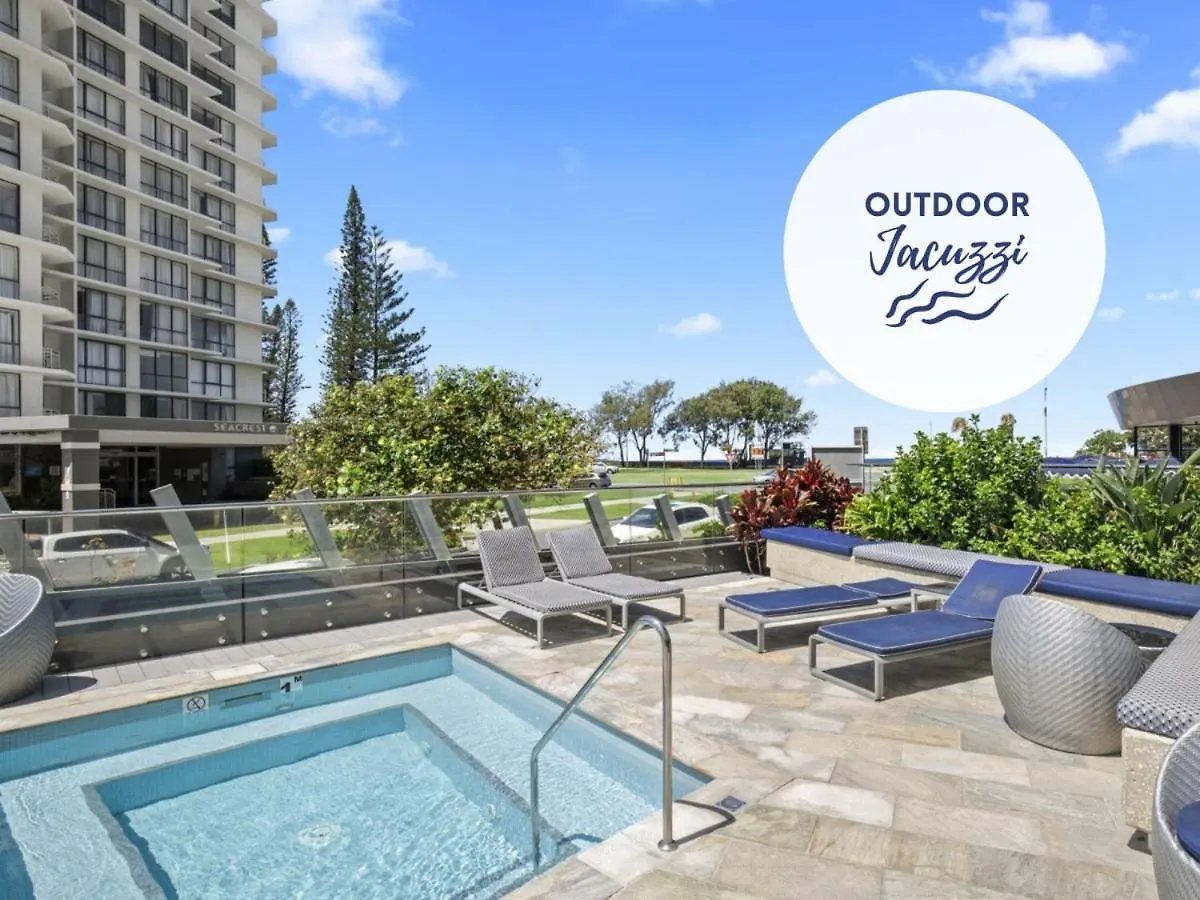 The Oceana - Beachfront 19F Ocean View Studio In Resort With Parking, Pool, Neflix 골드코스트